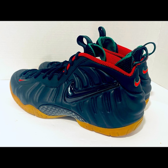 Nike Air Foamposite Gucci 624041-004 Sz 11 Black Red Green - Picture 7 of 9